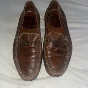 TRASK Brown Leather Loafer (leather sole) 30 0510